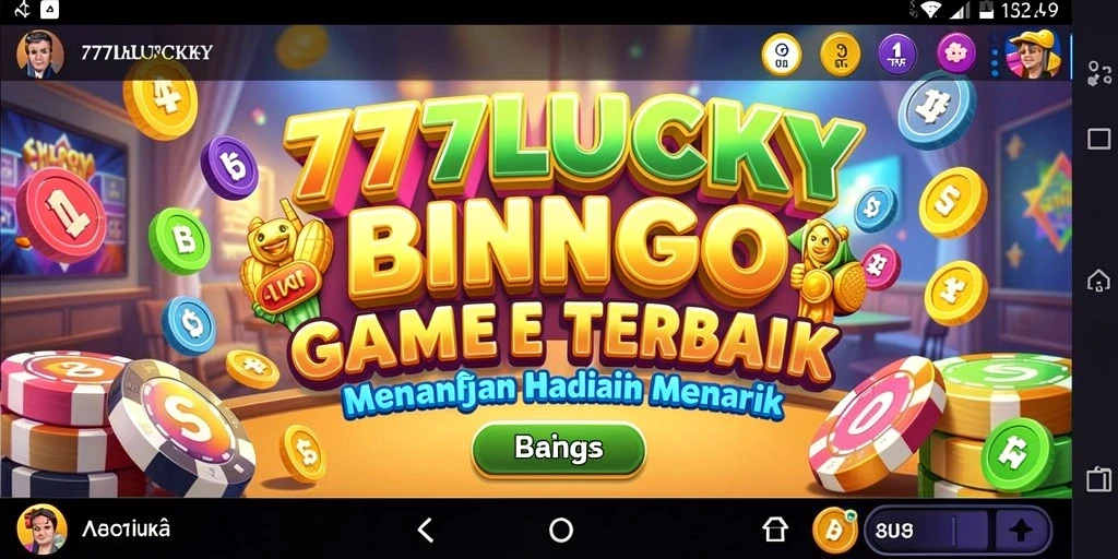 Screenshot gameplay Bingo di 777LUCKY menunjukkan keseruan sesi permainan.