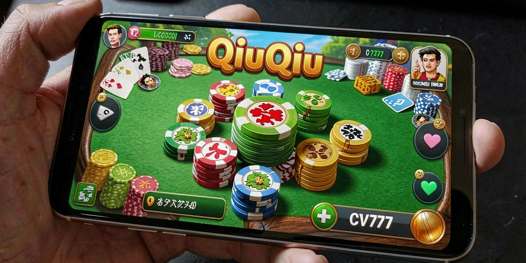 Gameplay seru QiuQiu di aplikasi CV777.