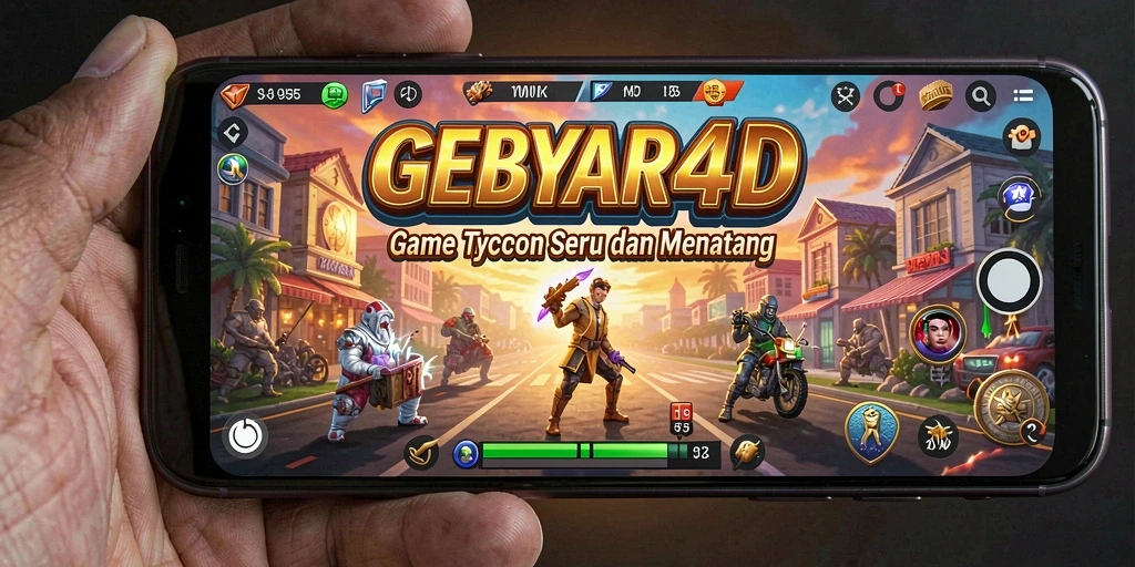 Tampilan gameplay seru di GEBYAR4D dengan berbagai fitur Tycoon.