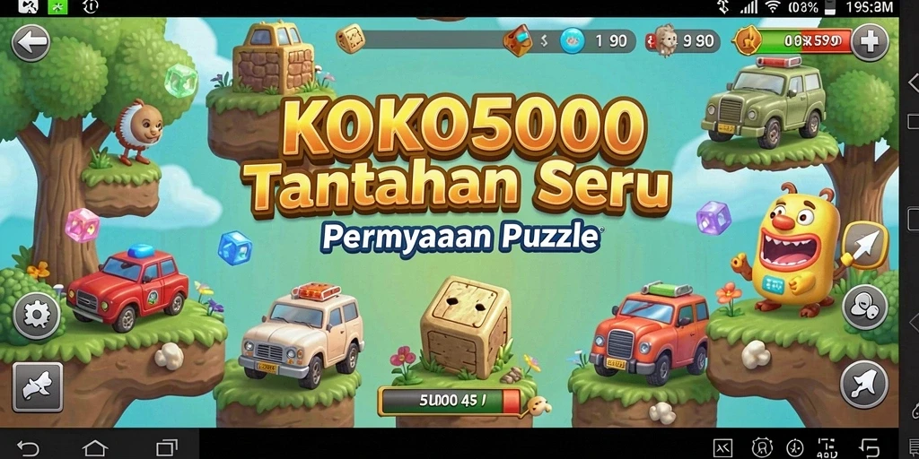 Tampilan gameplay KOKO5000 yang menantang dan seru.