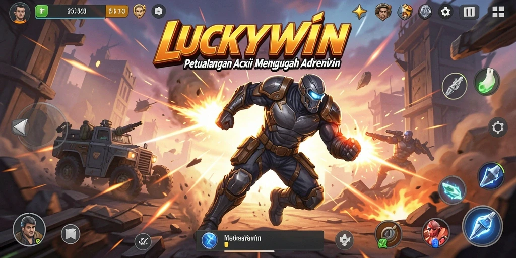 Tangkapan layar LUCKYWIN menampilkan aksi gameplay yang seru dan mendebarkan.